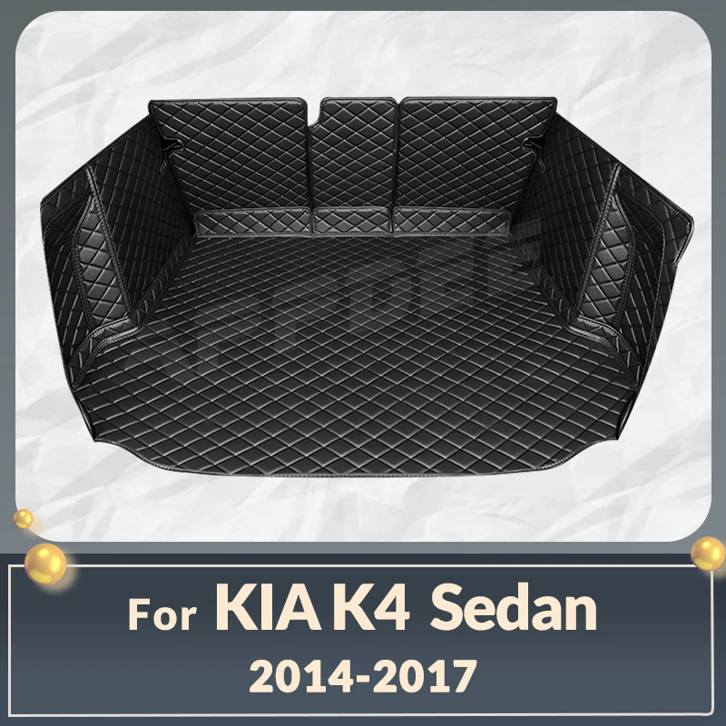 

Auto Full Coverage Trunk Mat For Kia K4 Sedan 2014-2017 16 15 Car Boot Cover Pad Cargo Liner Interior Protector Accessories