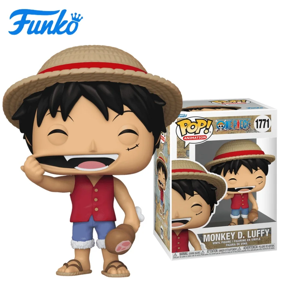 Figuras de la serie Funko Animation: One Piece (Edición Renovada) - Luffy - Regalo de Año Nuevo - Excelente regalo para amigos y familiares en Navidad, Año Nuevo y cumpleaños, Decoración de la cultura pop, Regalo de cumpleaños, Coleccionables de cómics, Mercancía con licencia oficial, Coleccionables premium, Artefactos de cómics, Regalos geek, Coleccionables