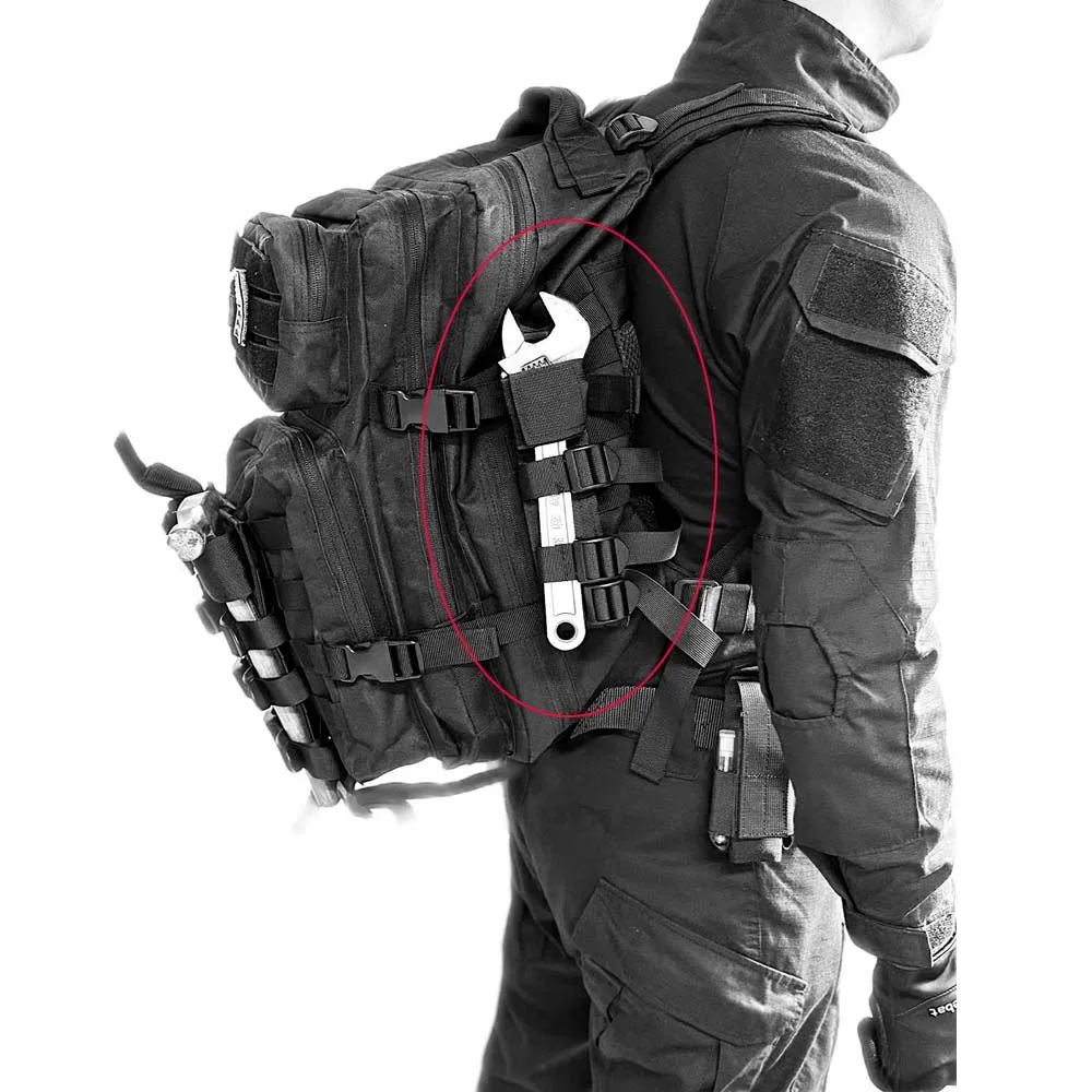 

Outdoor Hunting Multi-Function Tactical K Sheath Pendant Binding Set Luya Pole Trekking Pole Belt Molle Accessories Tool Rope
