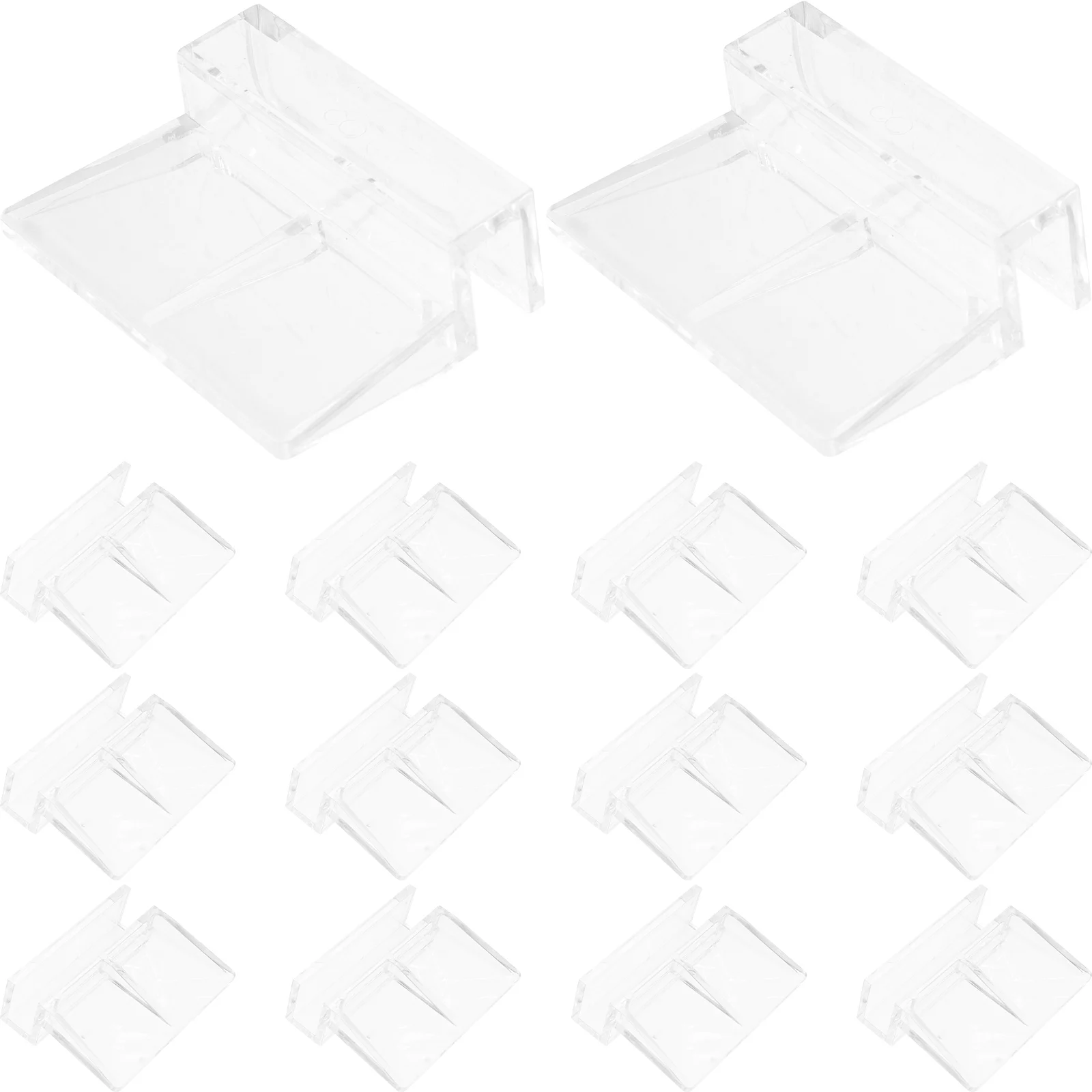 

16Pcs Fish Tank Cover Holders Acrylic Durable Sturdy Aquarium Lid Support Clips Brackets Glass Cover Racks Fish Tank Lid