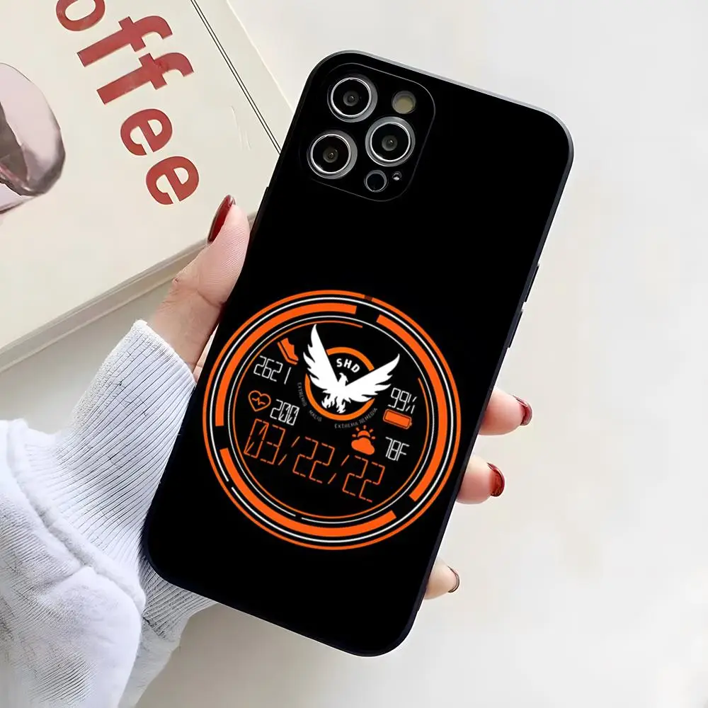 حافظة هاتف T-The D-Division 2 لهاتف آيفون 17 برو ماكس 16 15 14 برو ماكس 13 11 X Xs Xr 8 7Plus غطاء سيليكون #6