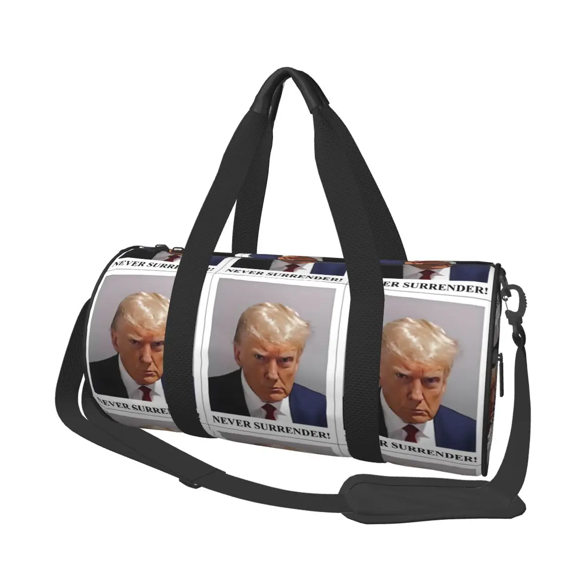 Bolsa de viaje Vintage de ataque a Trump, bolsa de gimnasio de gran capacidad, Oxford, personalizada, bolso deportivo