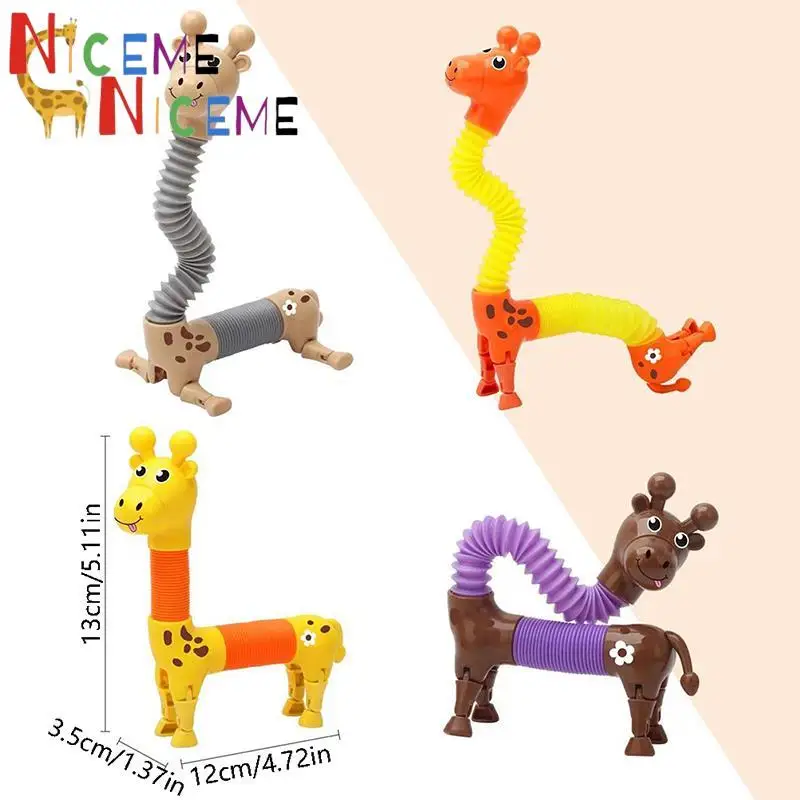 Telescopic Giraffe Toys Sensory Stretch Hose Toys Stress Relief Toys for Adult Kids