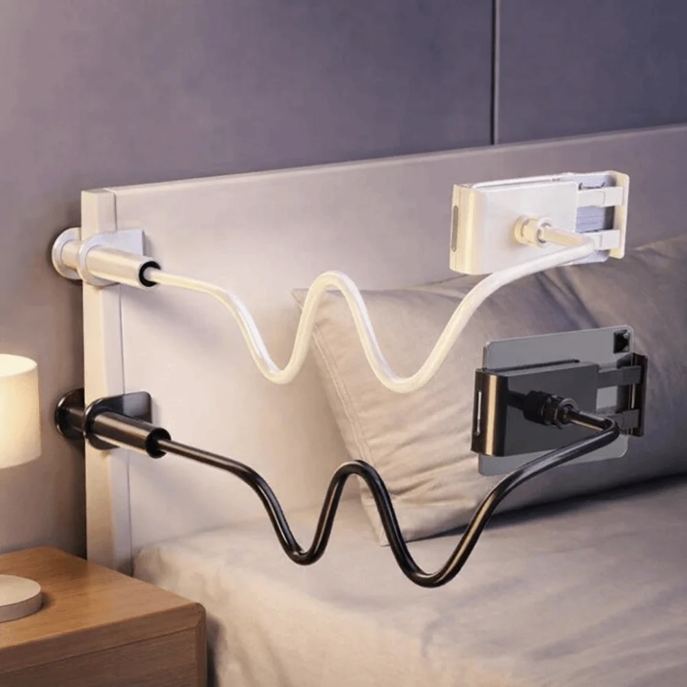 New 360 Rotating Lazy Phone Holder 75cm Cantilever Support Tablet Holder Spiral Bedside Phone Clip