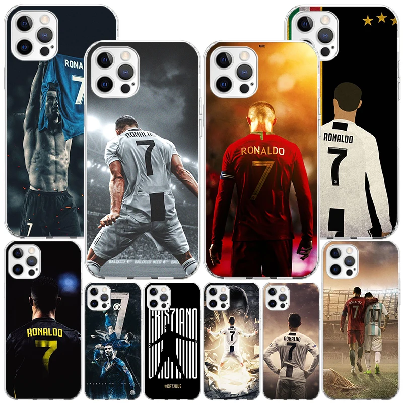 Football Superstar C-CR7 Phone Case For iPhone 16 Pro Max 15 + 14 Plus 11 12 13 Mini Xs X XR 7 8 SE Personalized Gift Print Cove