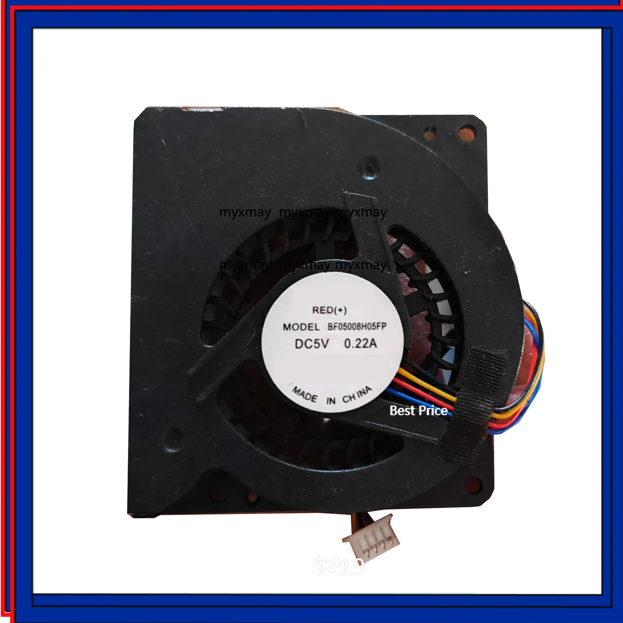 

Вентилятор охлаждения BF05008H05FP DC5V 0.22A, 4-проводной, 5008, 50X50X8 мм, с большим объемом воздушного потока