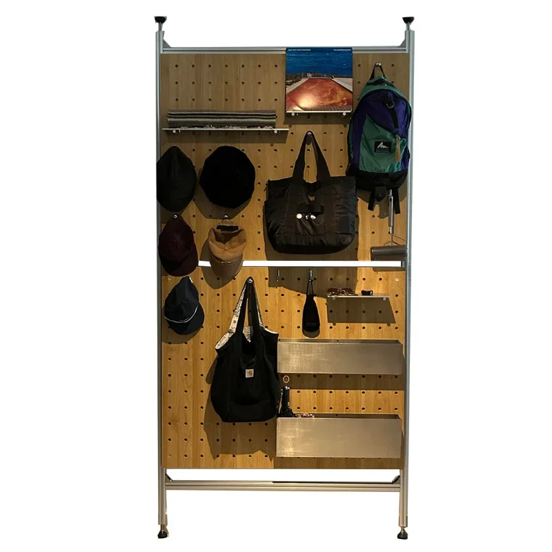 

storage coat rack, ultra-thin hole board shoe rack at the back and door, integrated, and hanger at the entrance
