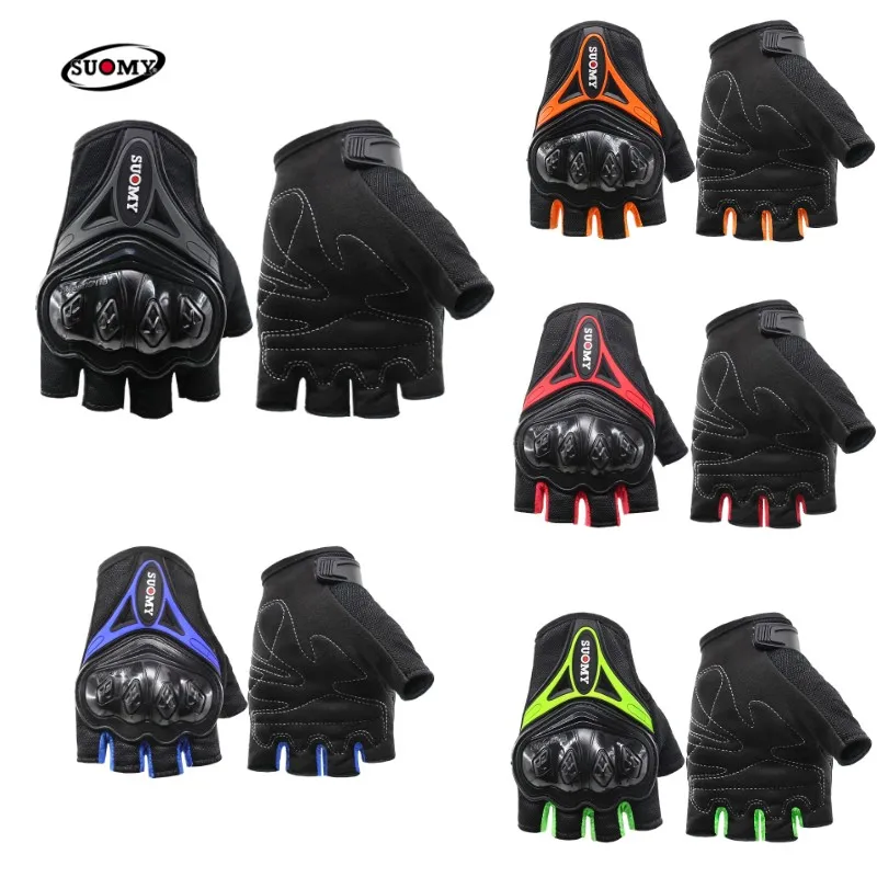 Summer Half Finger Gloves Series Women Fingerless Men Cycling Sport Gloves Motocross Motocicleta Guantes Luvas Motorcycle Gloves