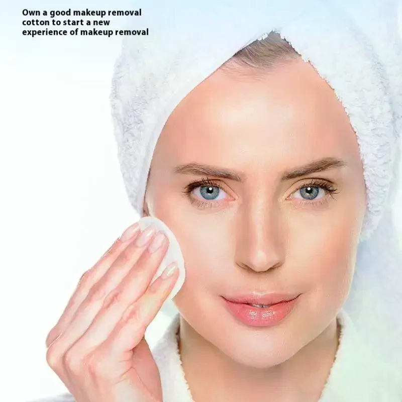 100 ชิ้นผ้าฝ้ายทิ้งทําความสะอาดผ้าฝ้ายเล็บ Remover รอบนุ่มทําความสะอาดใบหน้า Remover ผ้าฝ้ายแต่งหน้าเครื่องมือ