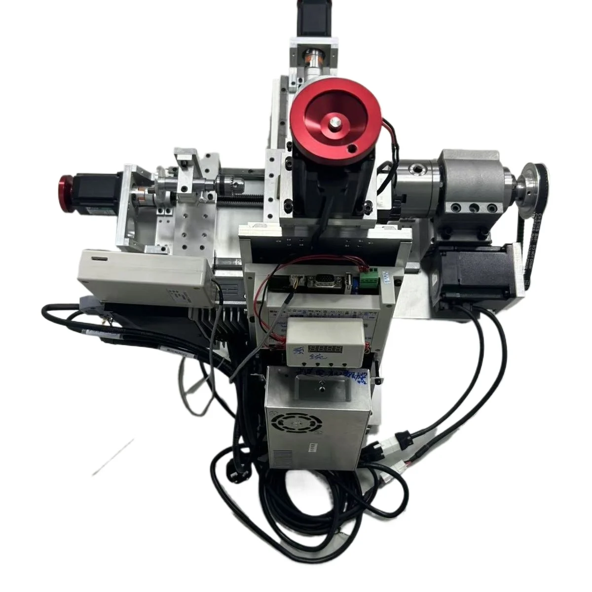 Automatic CNC Lathe Milling Integrated Machine Multi‑axis Control DIY Desktop Hobby Numerical Processing Equipment