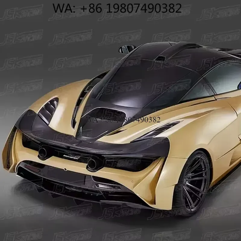 Wmwmnu Carbon Fiber Rear Spoiler Trunk Wing for 720S 2015-2018 Auto Body Kit Accessories Performance Style Tail Lip