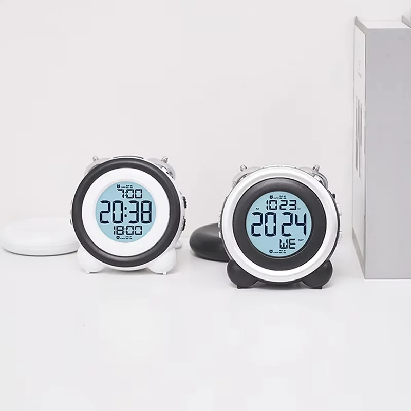 Super Loud Vibration Alarm Clock With Vibrator Multi-Functional Dual Alarm Clock For Heavy Sleeper Deaf Hard Of Hearing 〔Nest〕