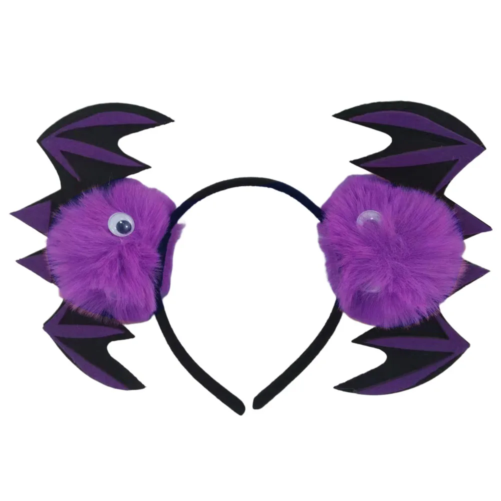 

Bat Headband Cosplay Headband For Women Party Accessories Bat Hair Hoops Costume Headdress Lightweight Universal Size Easy Wear