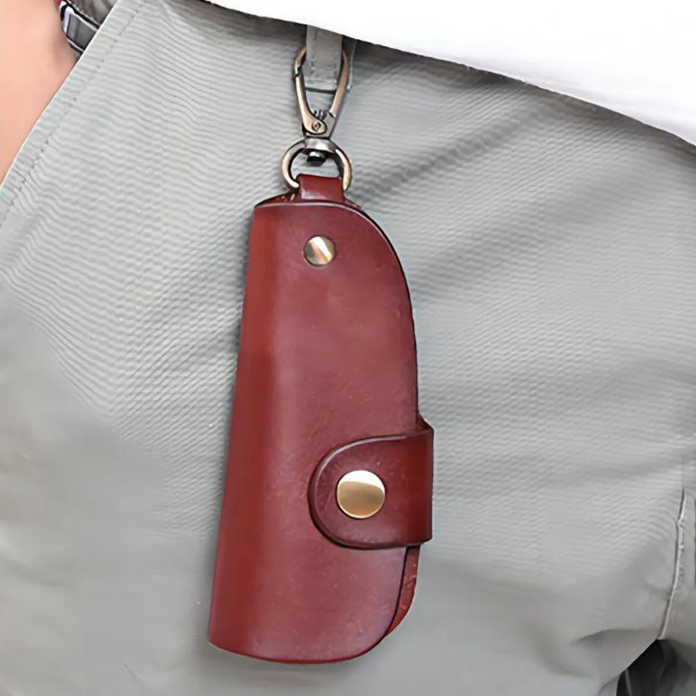

Car Key Storage Bag Scratch Resistant Protective Pouch for Keys Organizing Hanging Waist Bag Compact Design