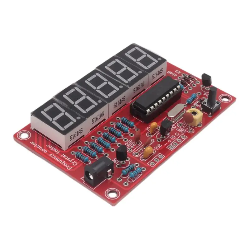 A76I-Crystal Oscillator Frequency Counter Tester 5 Digits High Precision Digital Frequency Meter Module DIY Kits Module