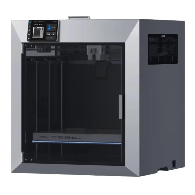 Industrial Large Format 3D Printer 390x390x340mm Build Volume FDM Technology Multicolor Full-auto Calibration