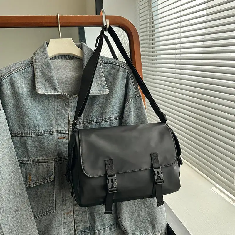 New Niche Messenger Diagonal Shoulder Brand Casual All-match Men's Women's Fashion Trendy Comfort Single Shoulder Postman Bag