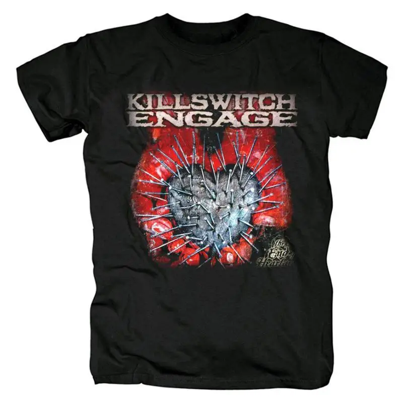 Killswitch Engage Band Heavy Cotton Black All Size T Shirt