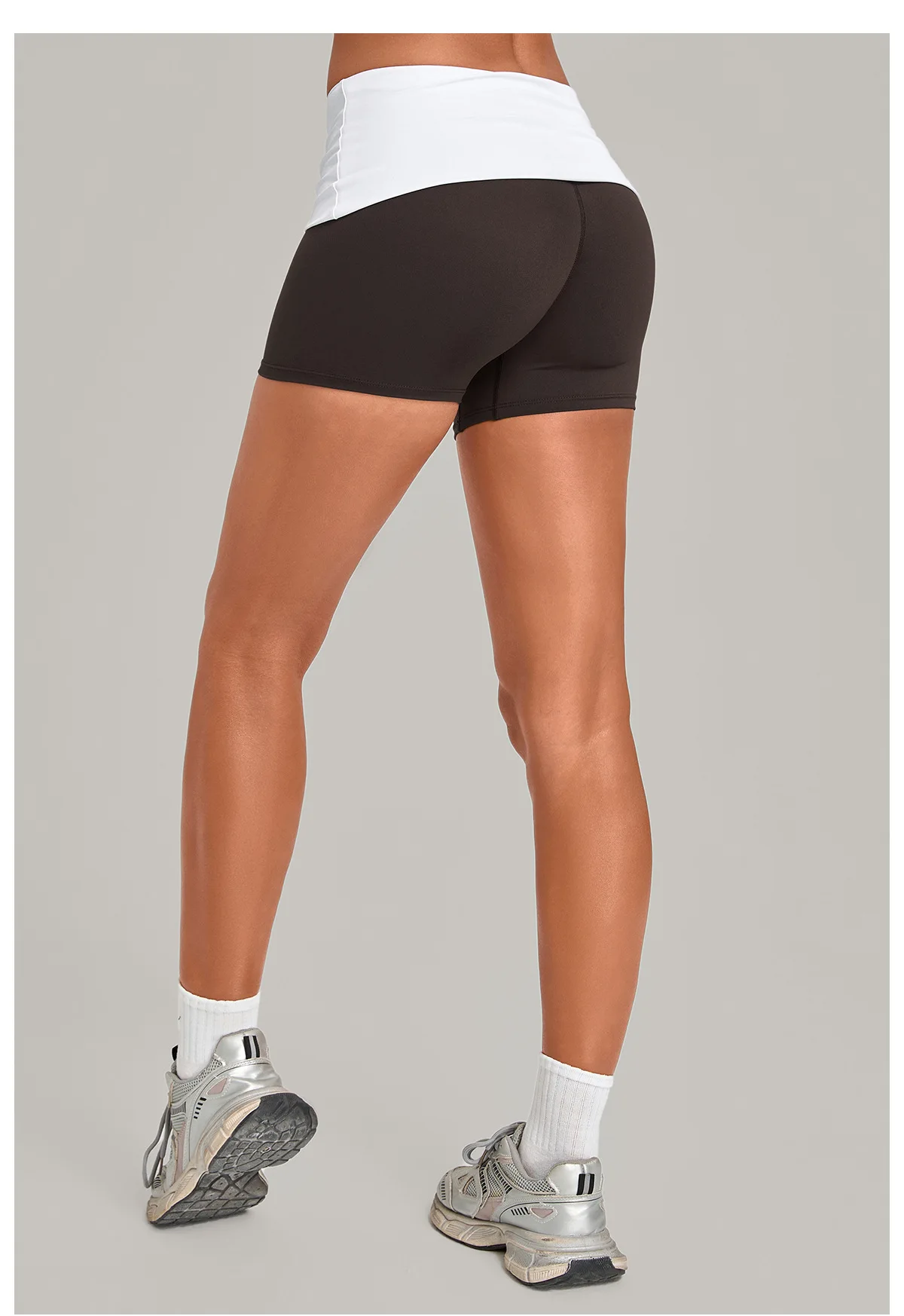 Sexy Yoga Clothing Push Up Gym Folding waist Hip Lift Short Women High Waist Sport Legging Higher Quality Workout Cycling Short