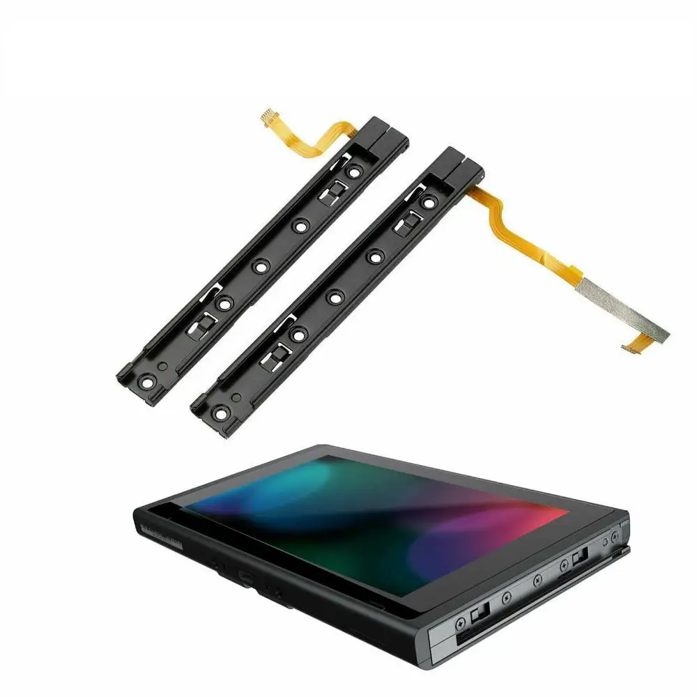 For Nintendo Switch for NS Joy-con Left+Right Replacement Rail Slider Set Flex Cable Games Accessories
