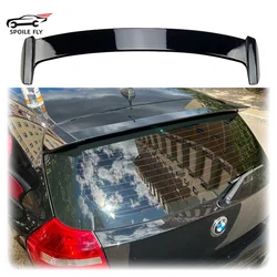 2004 To 2012 For Bmw E87 E81 1 Series 1ER Hatchback 120i 118i 116i Spoiler Rear Roof Wing By Carbon Fiber Glossy Black White