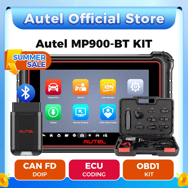 

Autel MP900-BT Набор Диагностический сканер автомобильный OBD1 OBD2 сканирующие инструменты DoIP CANFD MP900 BT OE ECU кодирование Обновлено MP808BT Pro