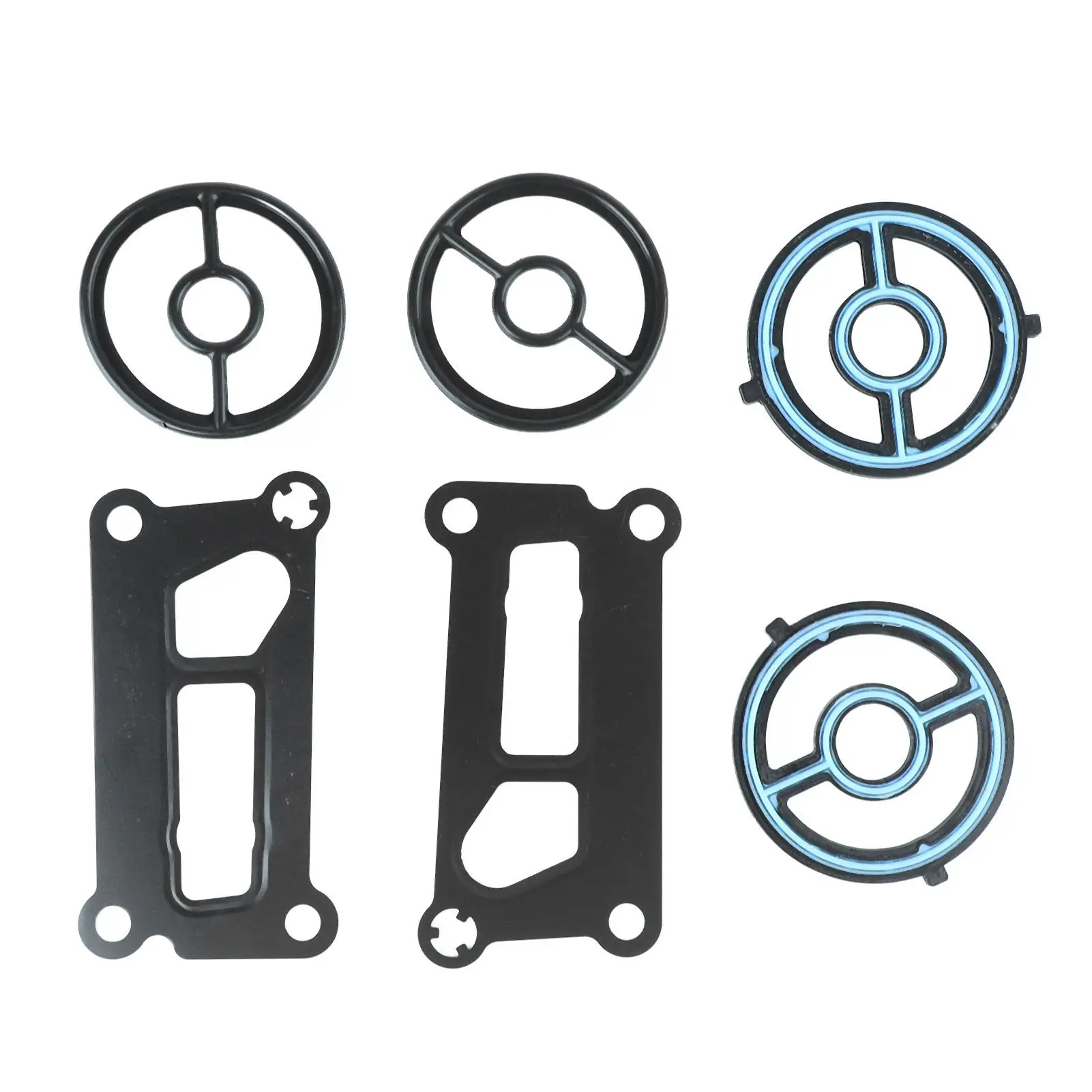 

Engine Oil Cooler Gasket Set High Strength Rugged LF02 14 700 Replacement for Mazda 3 5 6 CX-7 Oil Cooler Seal