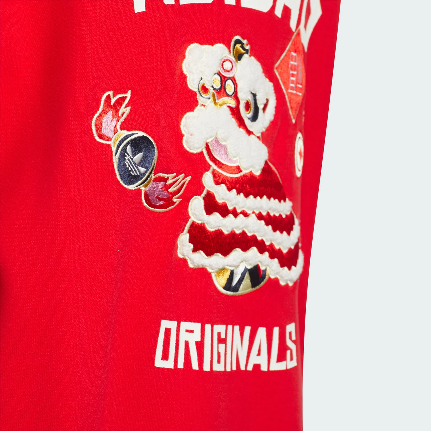 Adidas Official Genuine Three Stripes Kids' Sport Pullover Loose Round Neck Sweatshirt JM5862