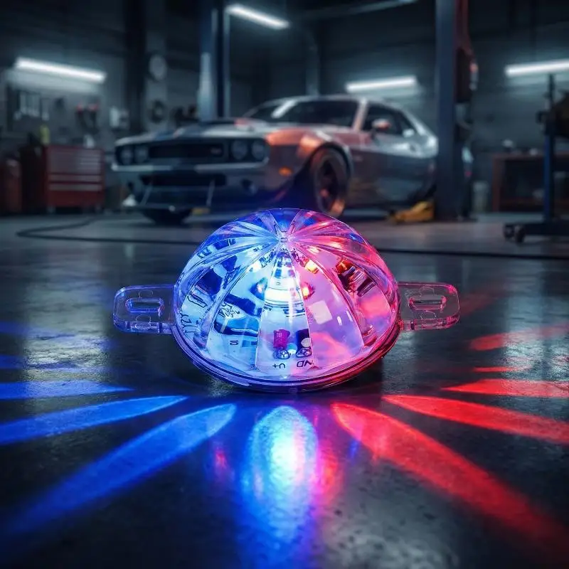 8W LED Strobe Light 12-80V Heavy Duty Undercarriage Lamp for Automotive Brake Fog Lighting Accessories