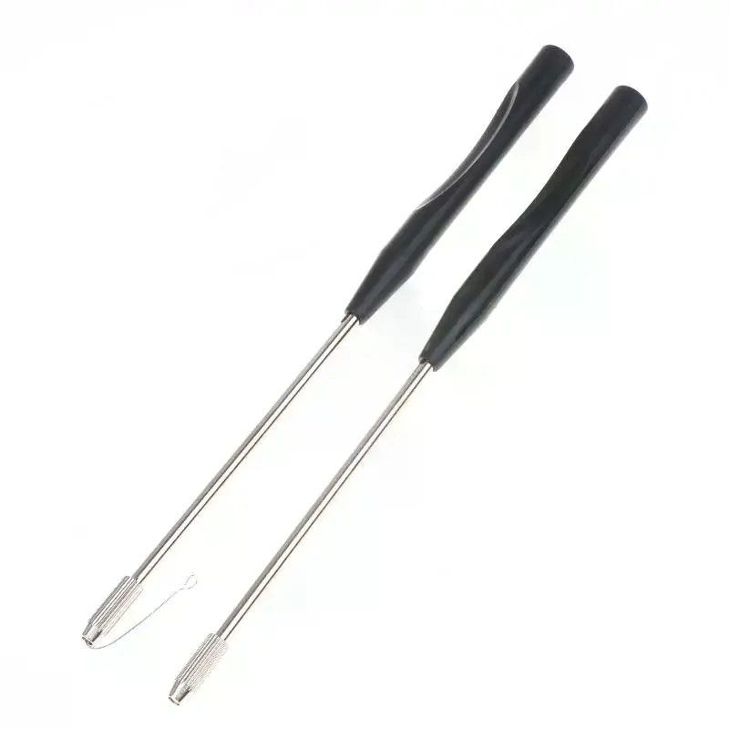 Stable Black Inoculation Tool With Plastic Handle Lab Equipment For Agar Slant Inoculation Use