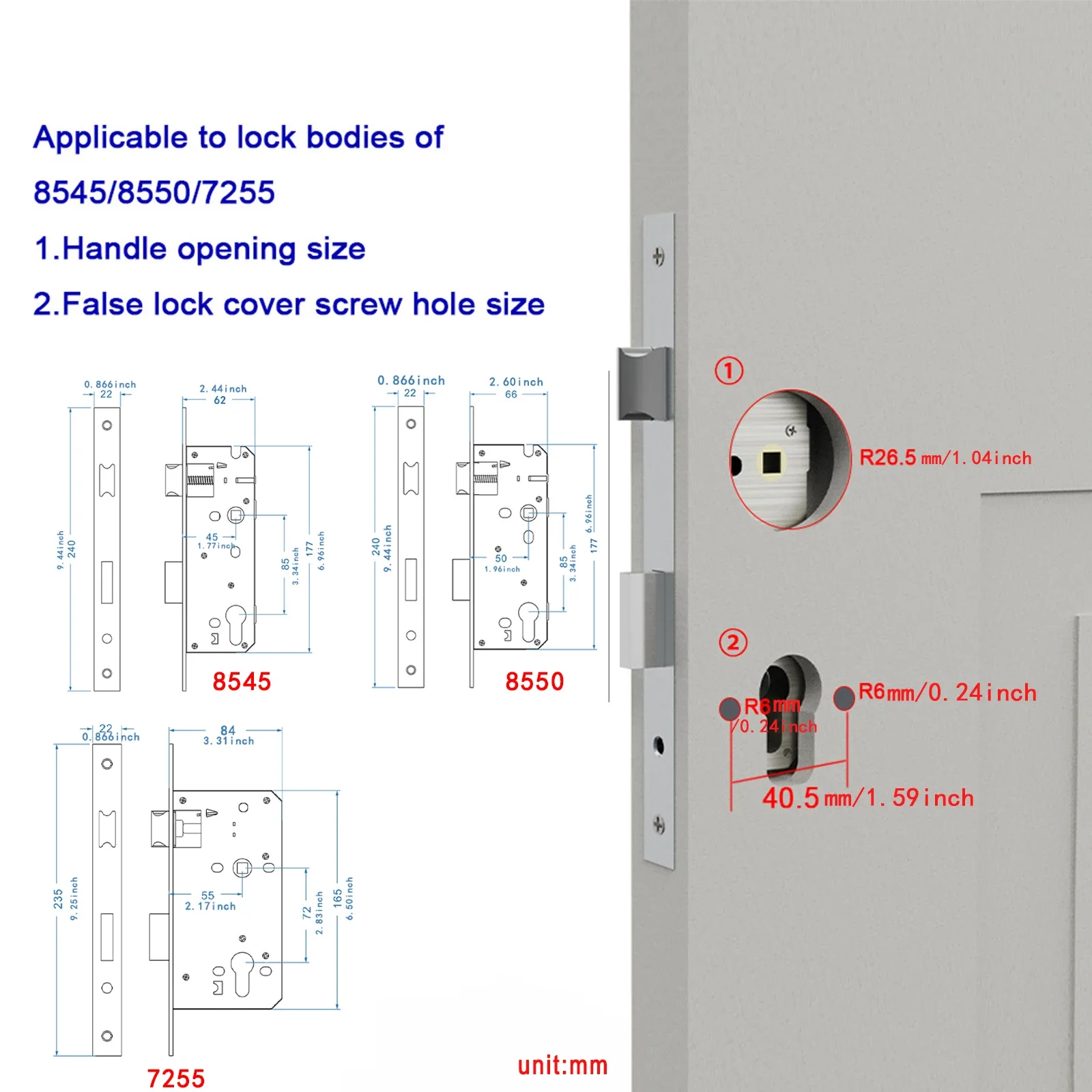 SMART Innentürschloss aus Holz, Tuya Bluetooth Smart Key Lock, Smart Card Passcode Fingerabdruck Keyless Lock Kombinationsvorhängeschloss
