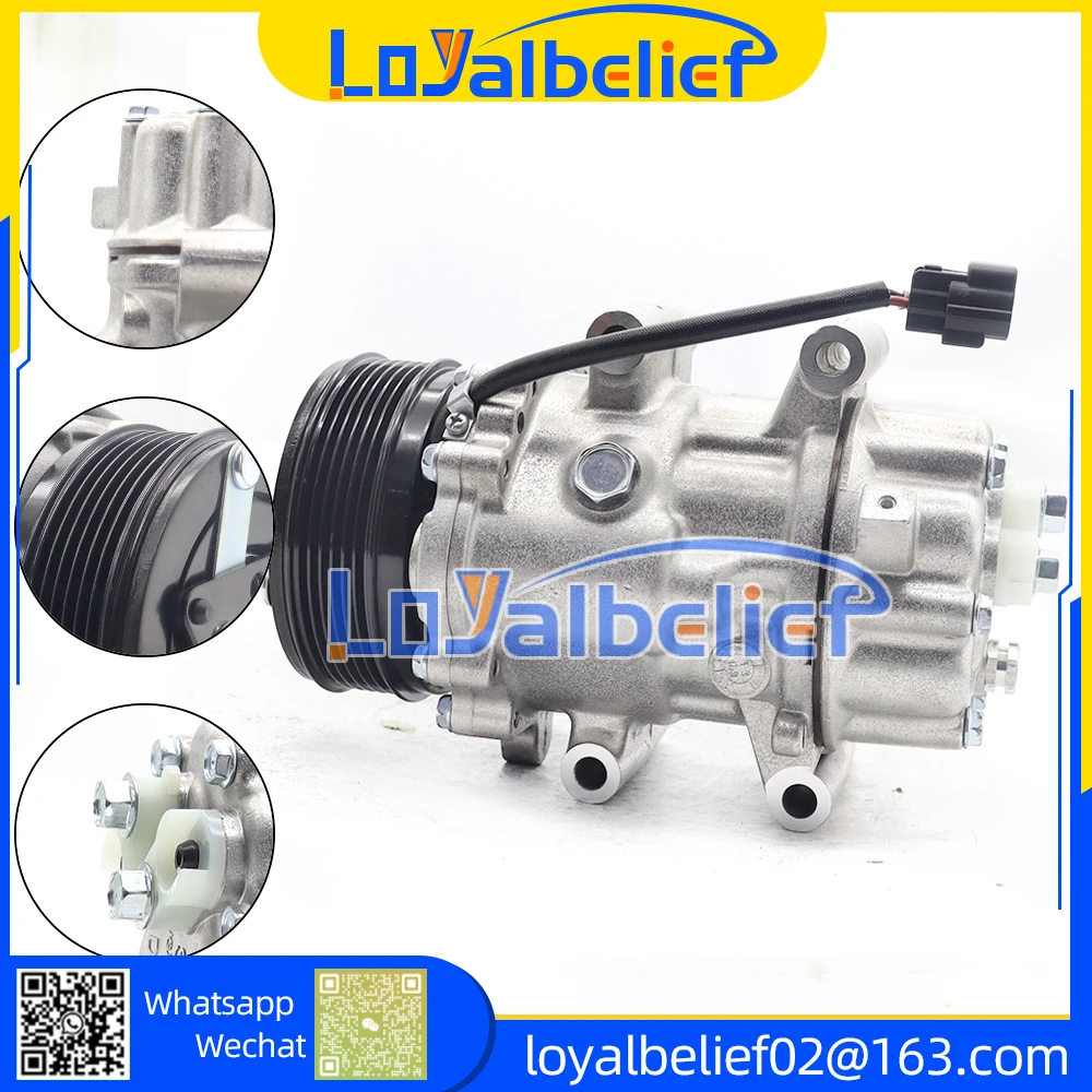 SD6V12 AC  Compressor For Chery Arrizo 7 M16 M16FL G3 J18 2013-2016 M11-8103010BE M118103010BE SD6V121933