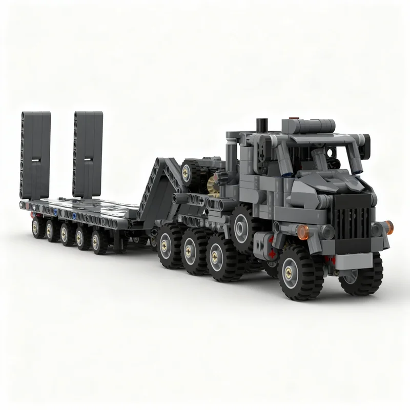 764pcs MOC Oshkosh MiniMe Technical Model Building Blocks Architecture Toy Creative Christmas Gifts Idea Education Brick Kids