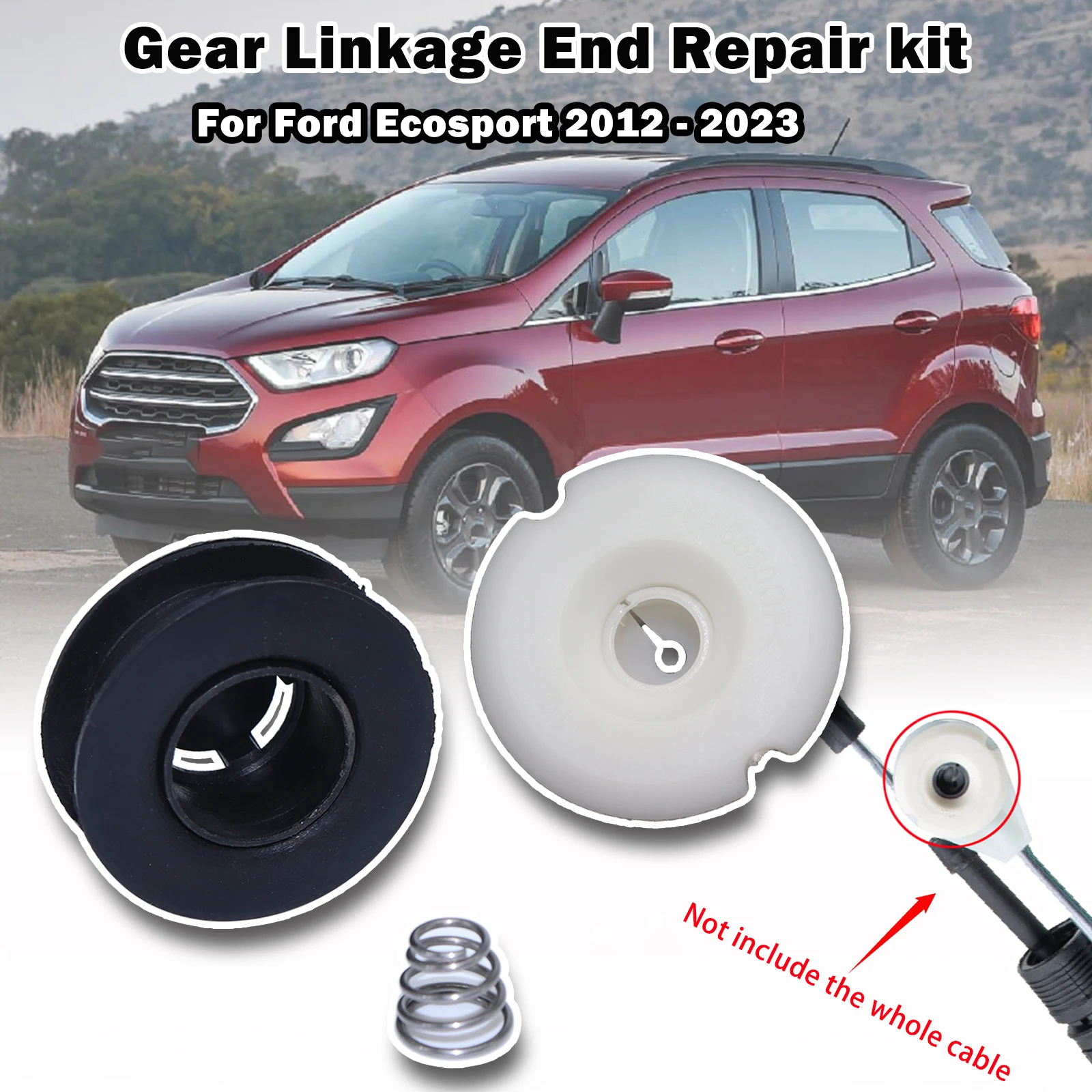 

For Ford Ecosport Fiesta MK6 MK7 5 Speed Control Cable Linkage And Bushing Repair Kit Spare Parts Shifting Issue Fix 2012 -2023