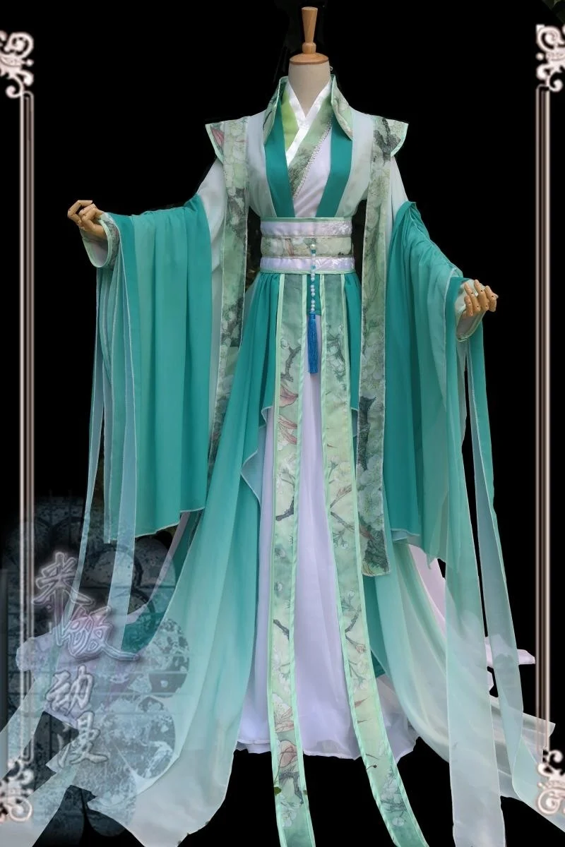 Novel Tian Guan Ci Fu Qi Rong Cosplay Antique Costume Men's Costumes Hanfu Chinese Ancient Anime Suits Prop Adult Size