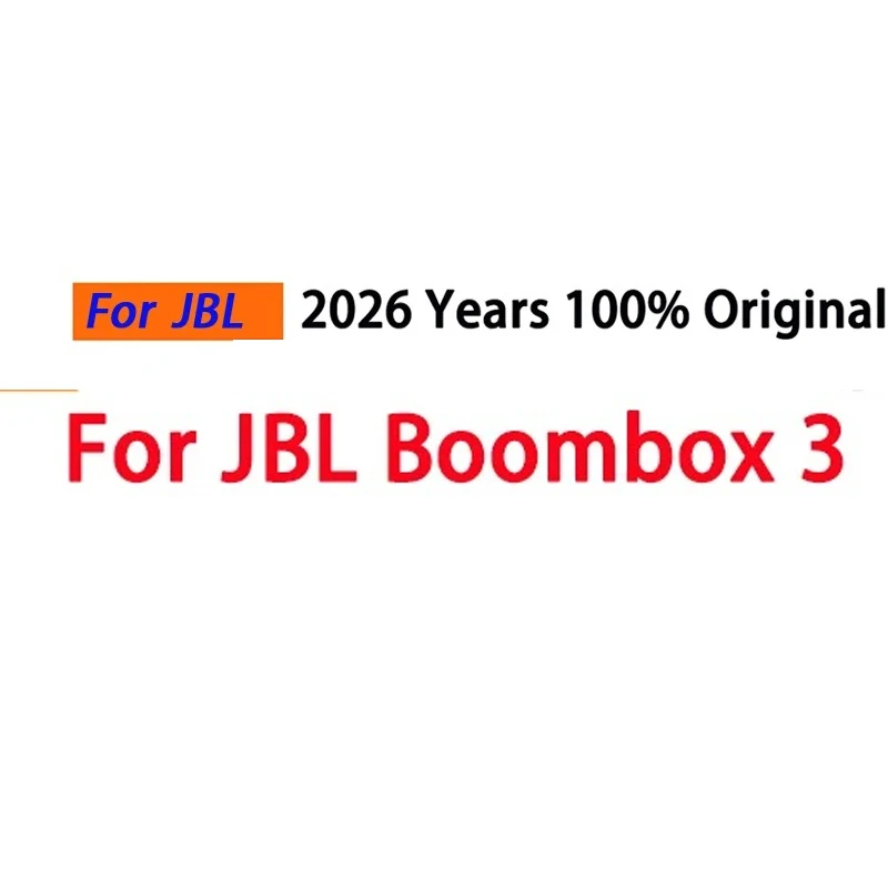 

100% оригинальный аккумулятор для колонки JBL Boombox 3, 10400 мАч, специальная версия, Bluetooth-аудио, быстрая доставка