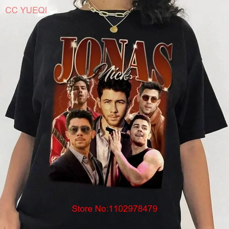 Camisa Nick Jonas, camisa retro vintage Nick Jonas, camiseta sin mangas Nick Jonas, Nick Jona