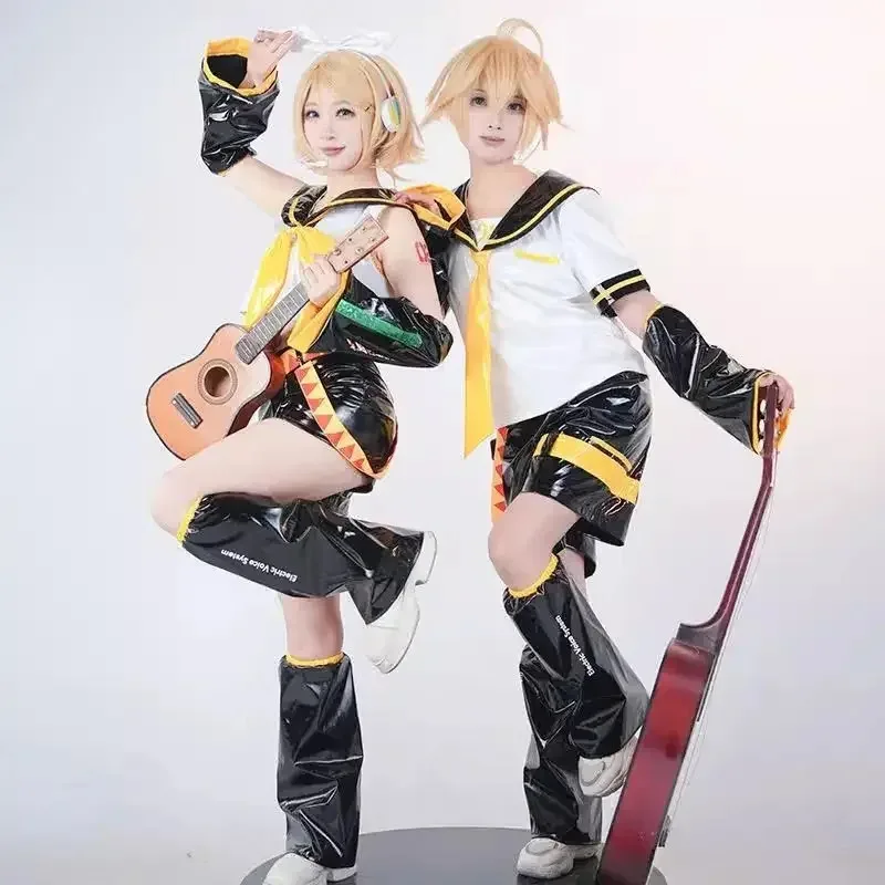 

In stock XS-L Jean lace cosplay costume wig pajamas anime game mikuu JK saior uniform Halloween party outfits