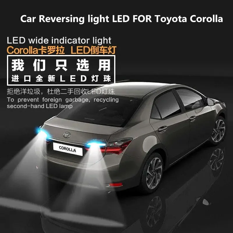 

Светодиодный фонарь заднего хода автомобиля для Toyota Corolla T15 9W 5300K, вспомогательная лампа с возвратом