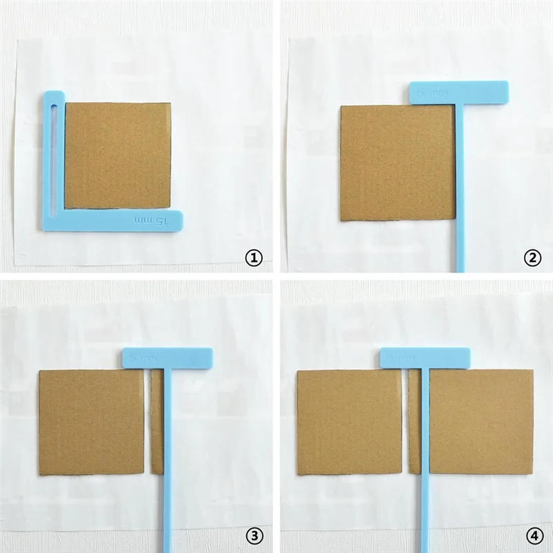 أداة سكرابوكينغ A98E لتجليد الكتب 6 قطع سهلة الاستخدام مجموعة دليل القاطع للمبتدئين، يمكن صنع استنسل رائع في دفتر الملاحظات B