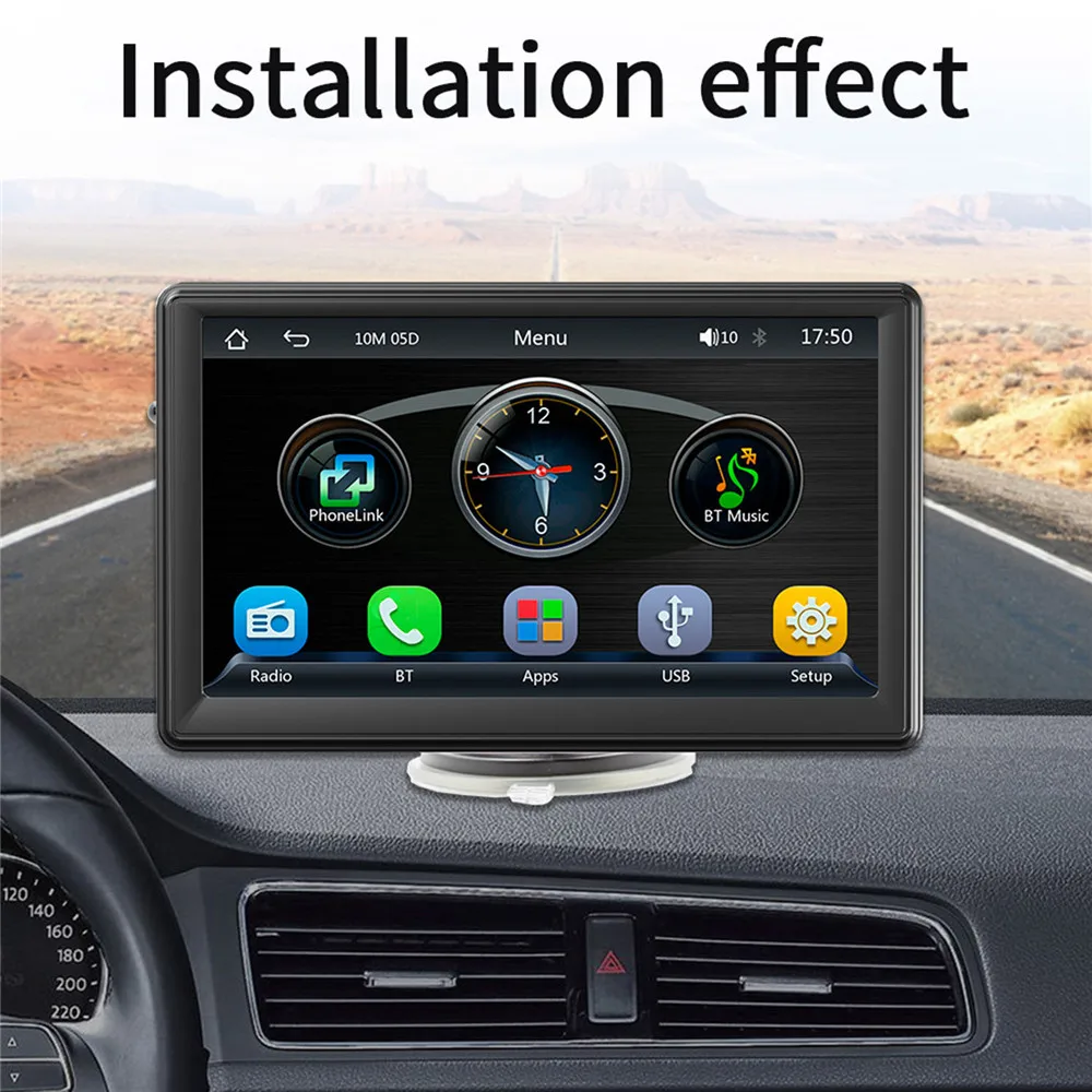 1PC Portable Wireless Apple Carplay car radio Android Auto Car Multimedia Player 1080P IPS 7