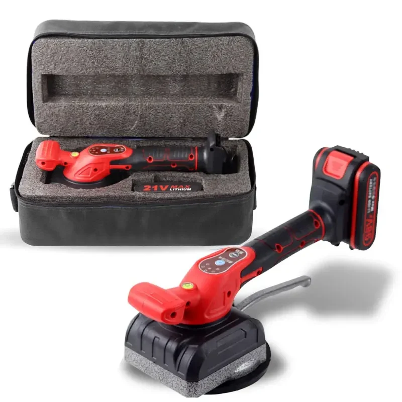 

SAT1 21v Battery Laying Vibration Tile Leveling Power Cordless Tools Tiling Suction Cup Handheld Electric Tile Leveling Machine