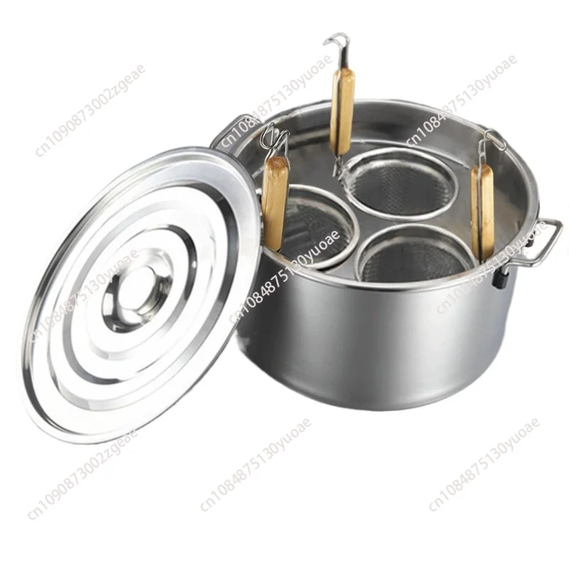 

Stainless steel powder hedge net fishing Malatang set Filter large spoon Commercial springboard Punching powder hedge rack