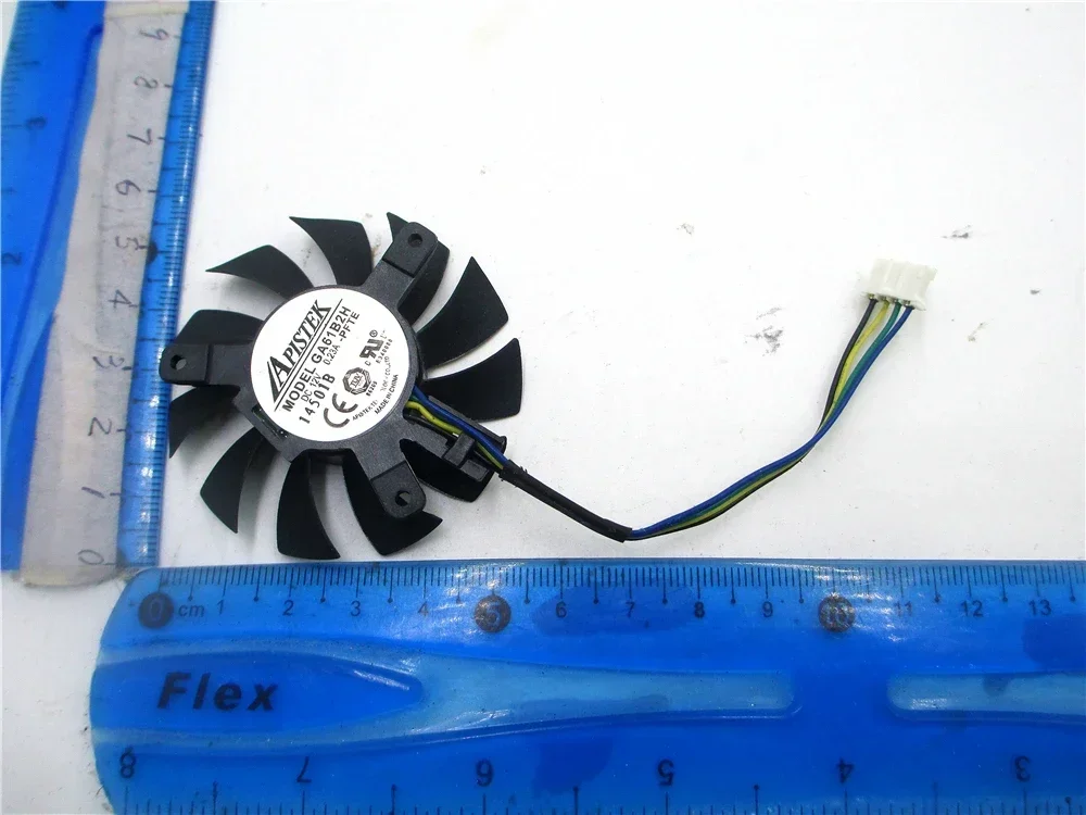 NEW FAN FOR APISTEK GA51B2U NFTA GA51S2M NNTA GA61B2H PFTE 12V graphics card fan