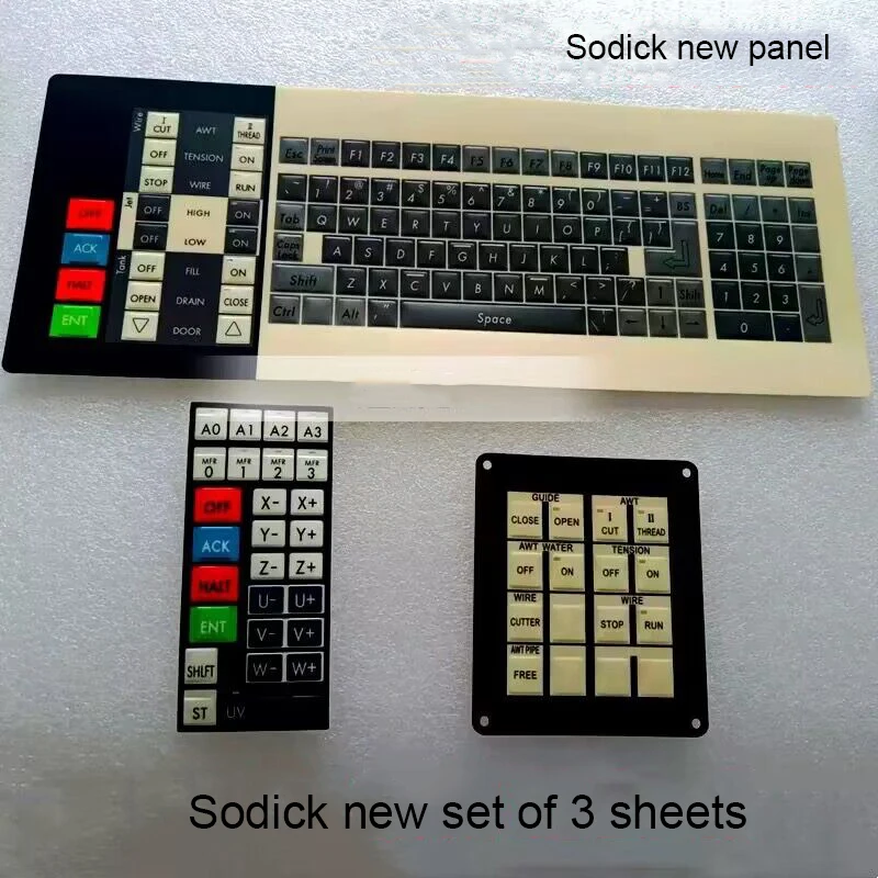 Aksesori Tombol Film Untuk Sodick EDM Mesin Operasi Panel Keyboard Masker Kawat Pemotongan