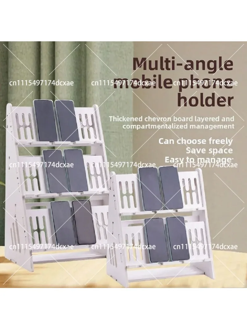Desktop Phone Stand with Vertical Charging, Multi-Screen Cooling Holder for Gaming