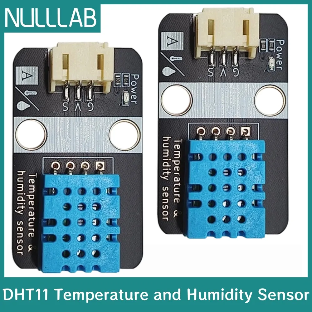 

DHT11 Humidity Temperature Sensor Module 3.3V‑5V Power Supply Option Perfectly Adapted to ESP32 Arduino Microbit Raspberry Pi