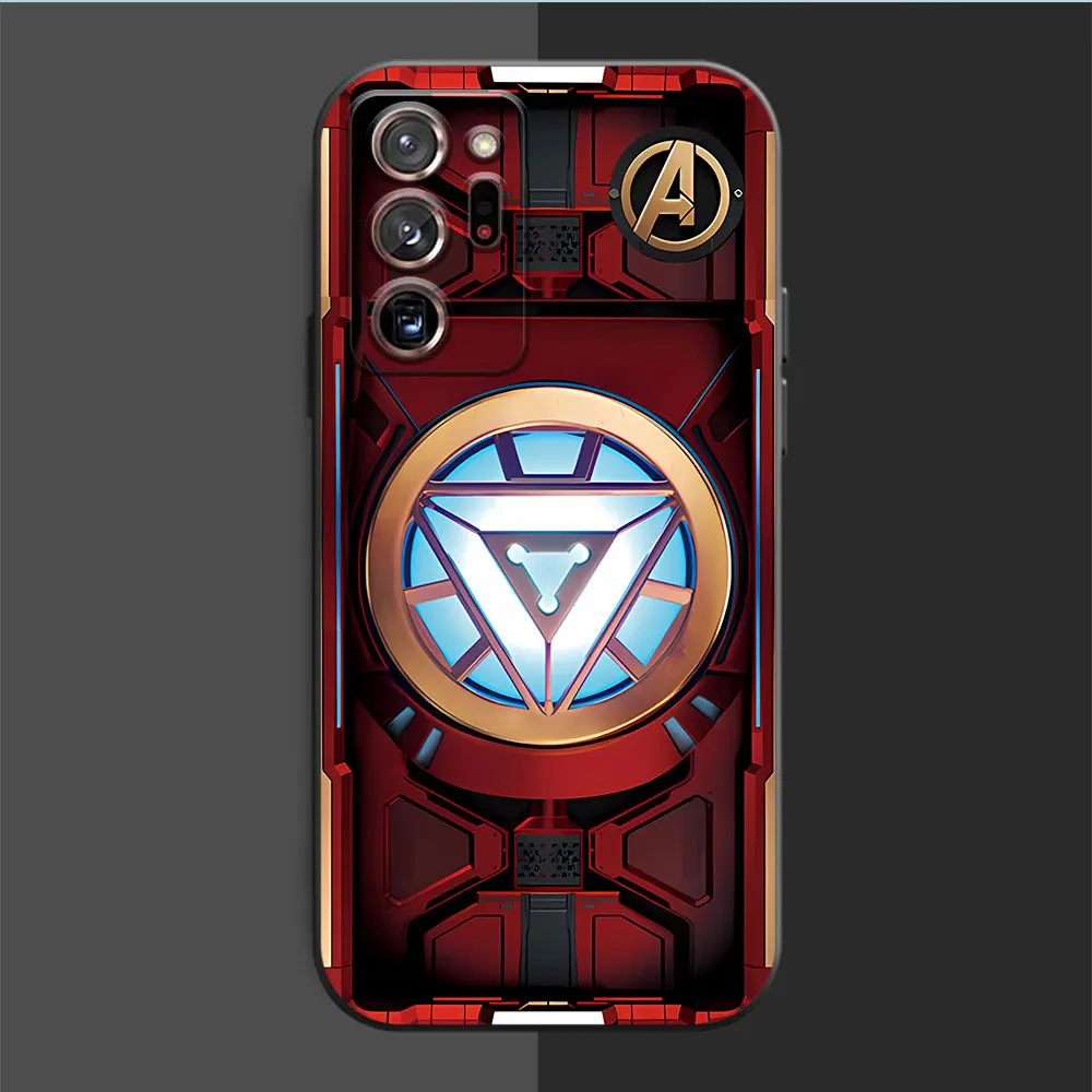 Coque souple noire pour Samsung Galaxy, S20, S22, S23, 5G, S21, Note 20 Ultra, 10 Plus, 8, 9 Note9, S22, 5G, Marvel, Super Hero Bumper