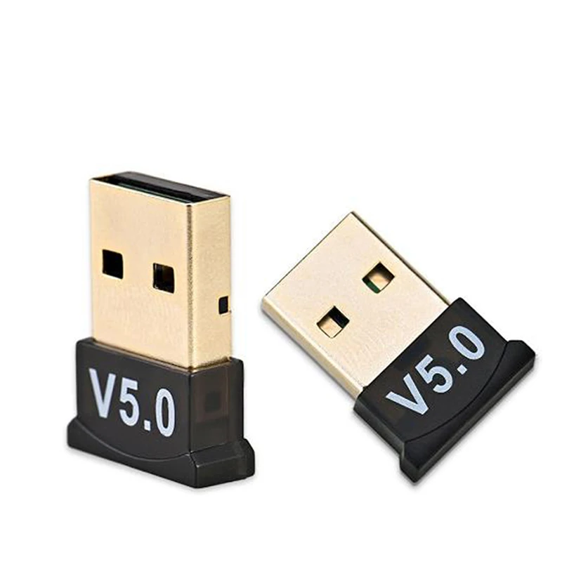 1x V5.0 USB Bluetooth Wireless Dongle Adapter Adapter 5.0 Real PC Receiver Stereo