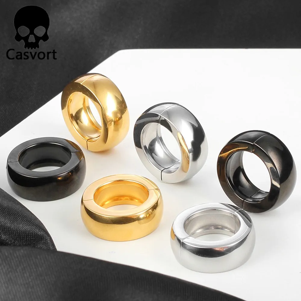 Casvort 10 PCS Wholesale 4g Stainless Steel Ear Weights Hanger Stretchers Body Jewelry Earring Piercing Gauges Plugs Expanders